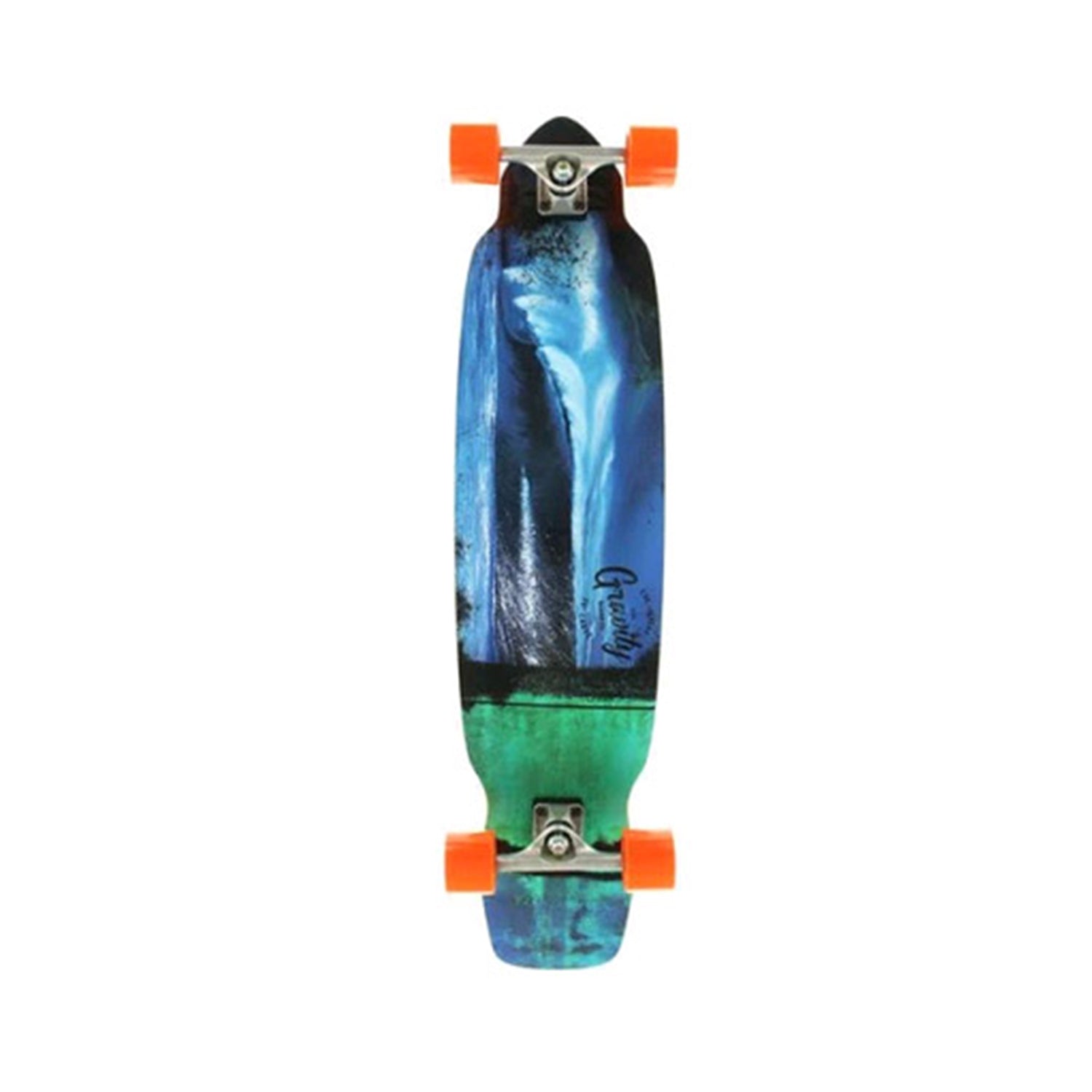 Gravity Carve South Pacific Blue Longboard